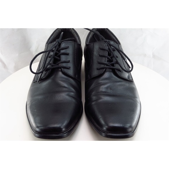 Apt. 9 Size 8.5 M Black Derby Oxfords Synthetic Men - Picture 2 of 8